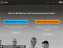 Tablet Screenshot of creatim.com